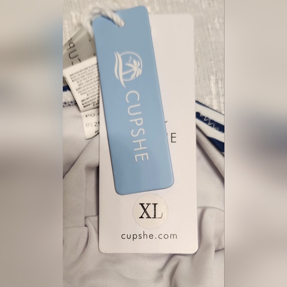 CUPSHE SWIM SIZE XL STRIPED One-Piece Swimsuit - Picture 12 of 12